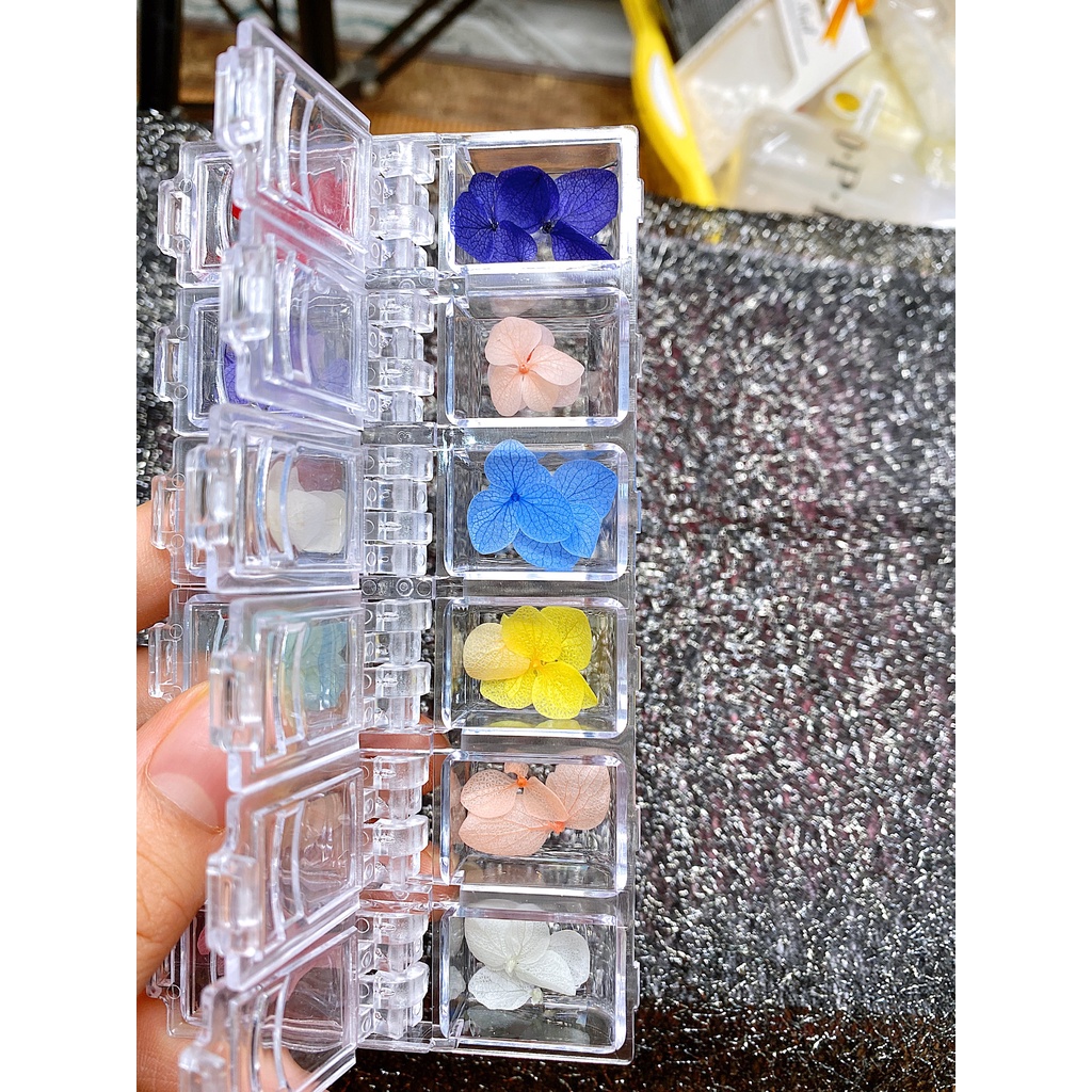 Hoa Khô Lụa Cánh To Siêu Bền ,Siêu Đẹp - Trùm Nail Mi