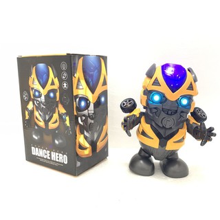 Đồ chơi Robot Bumblebee nhảy múa có đèn nhạc