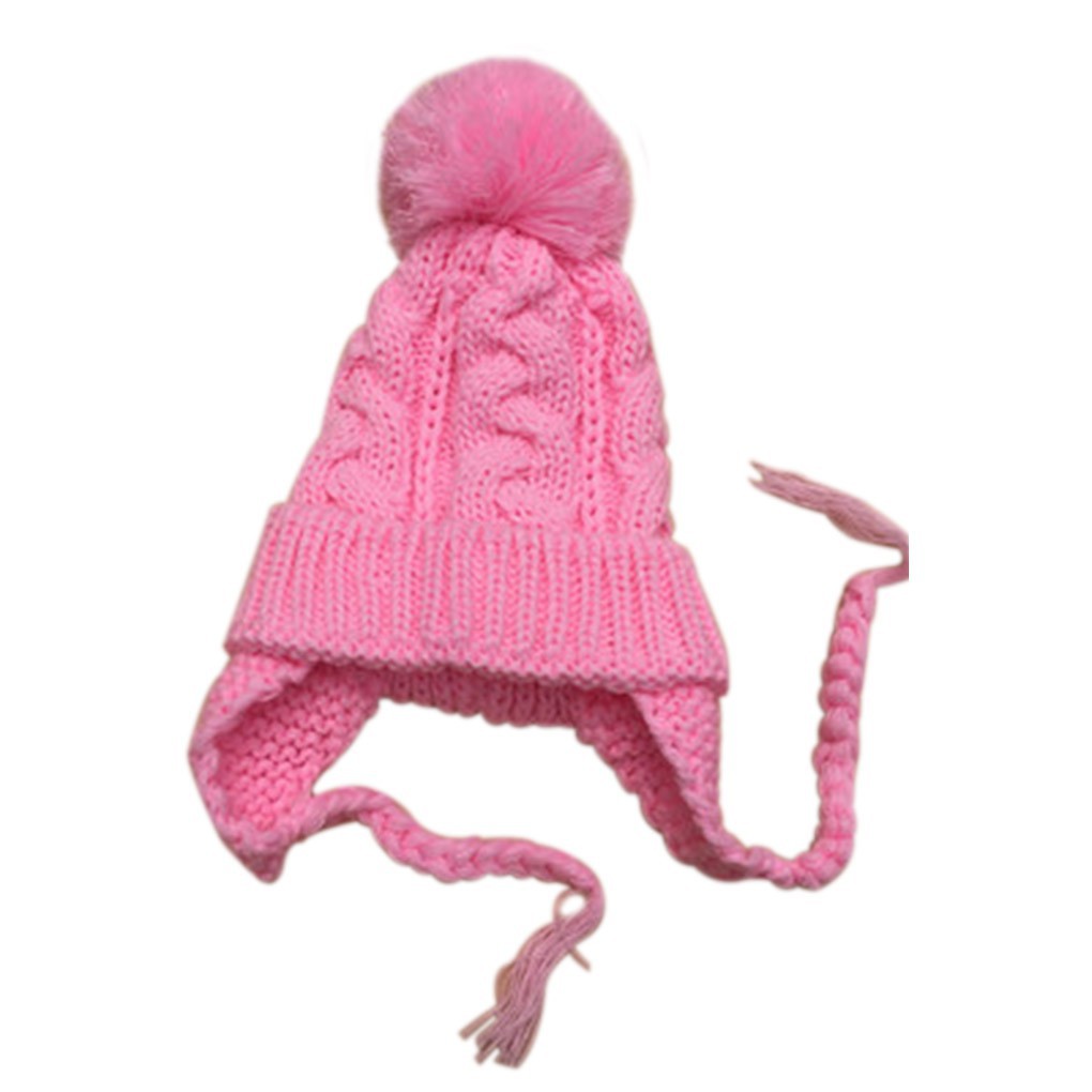 Nón len chùm tai dễ thương cho bé