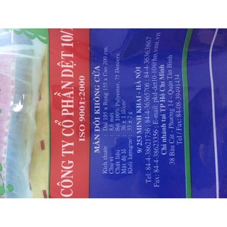 Màn tuyn 10/10 cao cấp đủ size 1m2 ,1m6,1m8,2m2