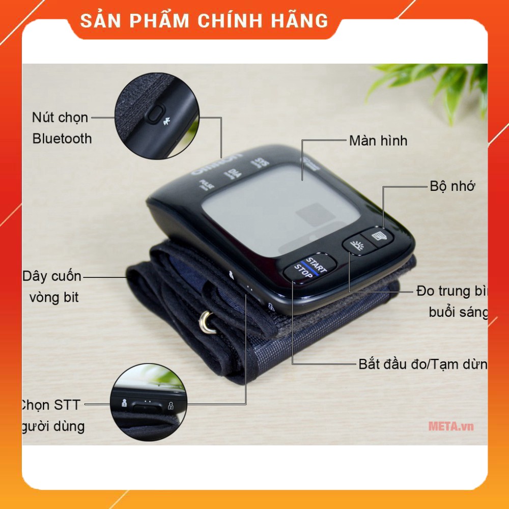MÁY ĐO HUYẾT ÁP CỔ TAY OMZON HEM-6232T CHÍNH HÃNG
