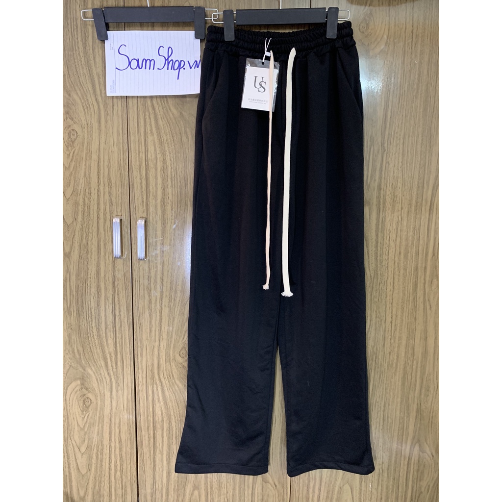 Quần thun ống rộng, ống suông nữ phong cách unisex, ullzang chất liệu co giãn siêu đẹp màu sắc nét