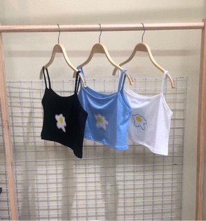 Áo croptop trứng rán cần mỡ