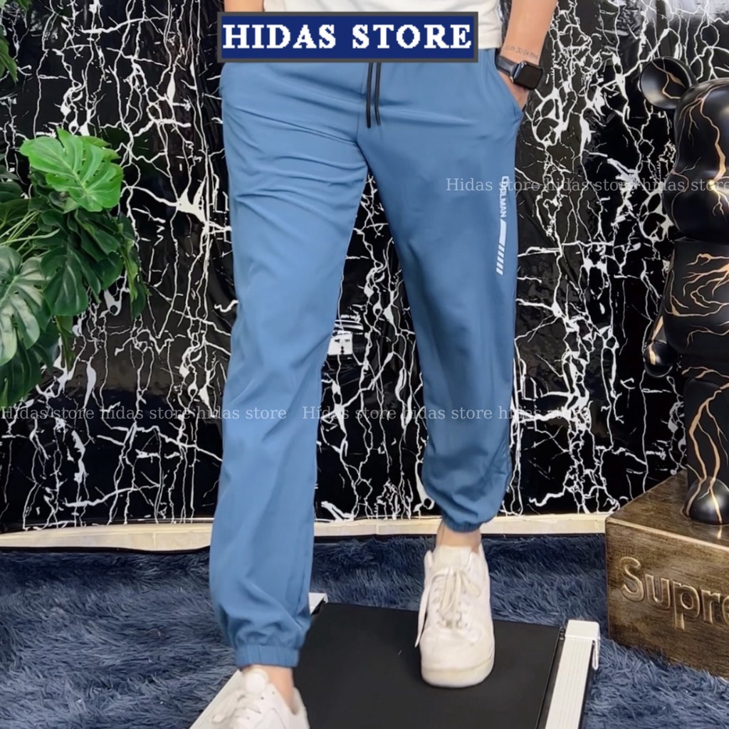 Quần gió nam chất mềm co dãn nhẹ nhanh khô nhiều màu dễ mặc HD3