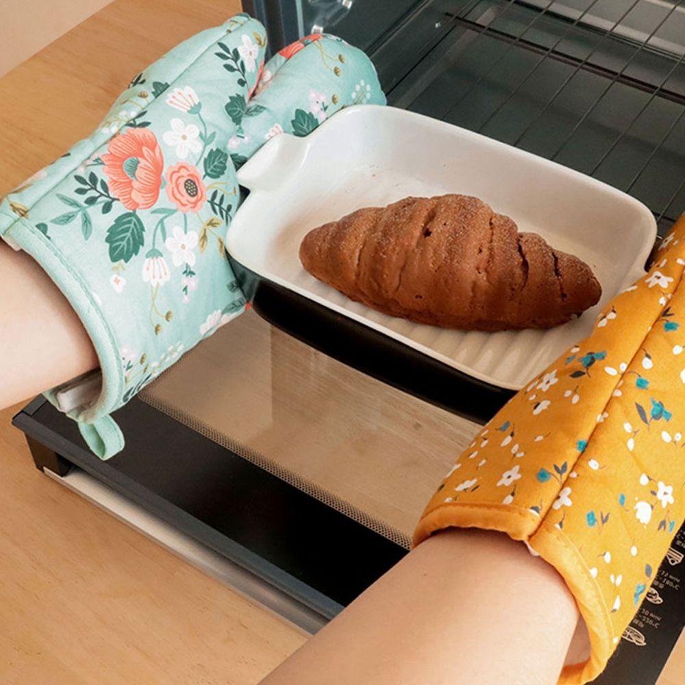 Găng Tay Cotton Cách Nhiệt Dùng Cho Lò Vi Sóng / Nướng Bánh Giá Đỡ