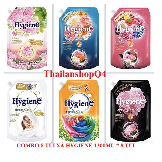 HCM- Combo 8 túi nước xả Hygiene túi 1150ml/1300ml * 8 túi