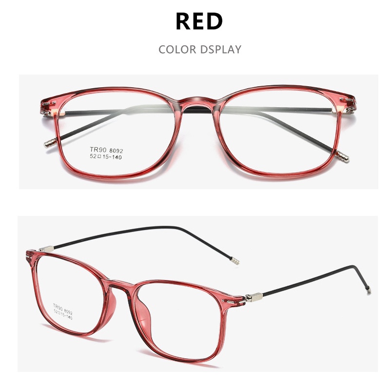 Mắt Kính Nhìn Xa Thời Trang Cho Nam Nữ Grade -50 100 150 200 250 300 350 400 450 500 550 600