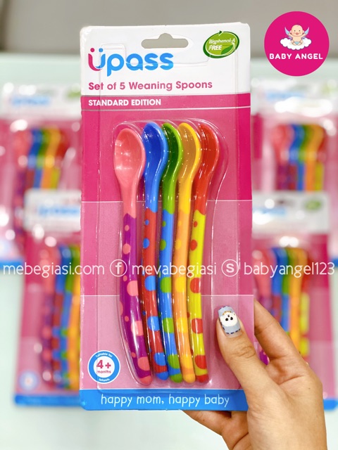 Set 5 muỗng ăn dặm Upass cho bé UP3003N