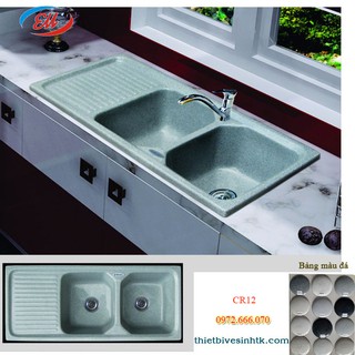 Chậu rửa chén bằng Đá nhân tạo CR12