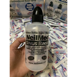 Thanh lý 2 bình rửa mũi neilmed 240ml và 120ml hàng new nguyên