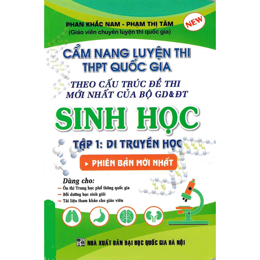 Sách - Combo Cẩm Nang Luyện Thi THPT Quốc Gia Sinh Học (Bộ 2 Cuốn)