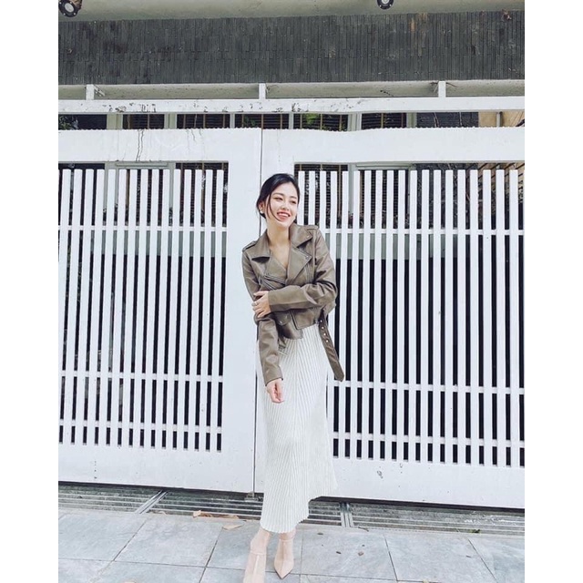 áo da Stradivarius size xs(bao gồm phí shopee)