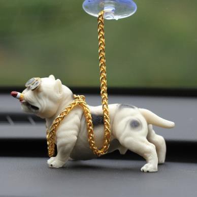 Siêu giảm giá Bộ 4 chó Pitbull trang trí taplo ô tô nhà cửa cực ngầu HÌNH CHỤP THẬT loại 1