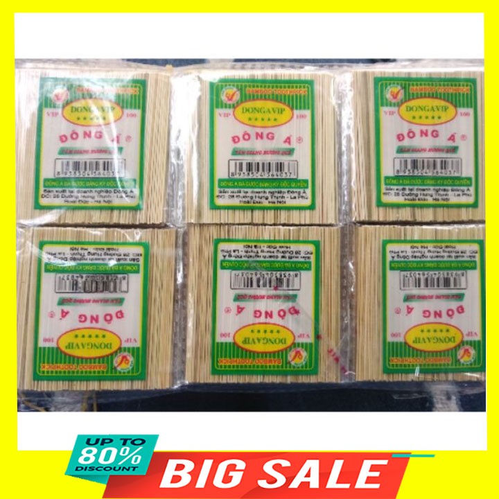 Vỉ 10 gói tăm tre việt nam xỉa răng