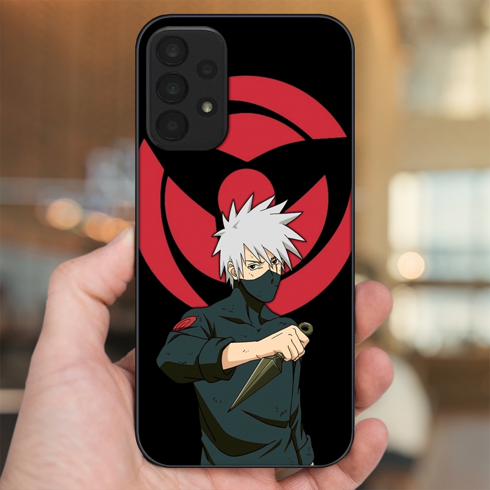 Ốp lưng Samsung A23 viền đen in hình Hatake Kakashi Naruto