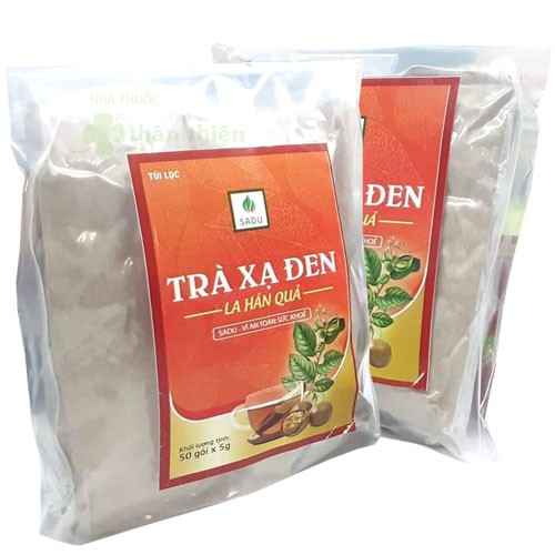 Trà xạ đen – La hán quả Sadu – Hỗ trợ giúp thanh nhiệt, tiêu độc, mát gan (Gói 200 túi lọc)