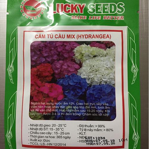 ( SIÊU HOT ) Hạt Giống Hoa Cẩm Tú Cầu Mix 10 hạt