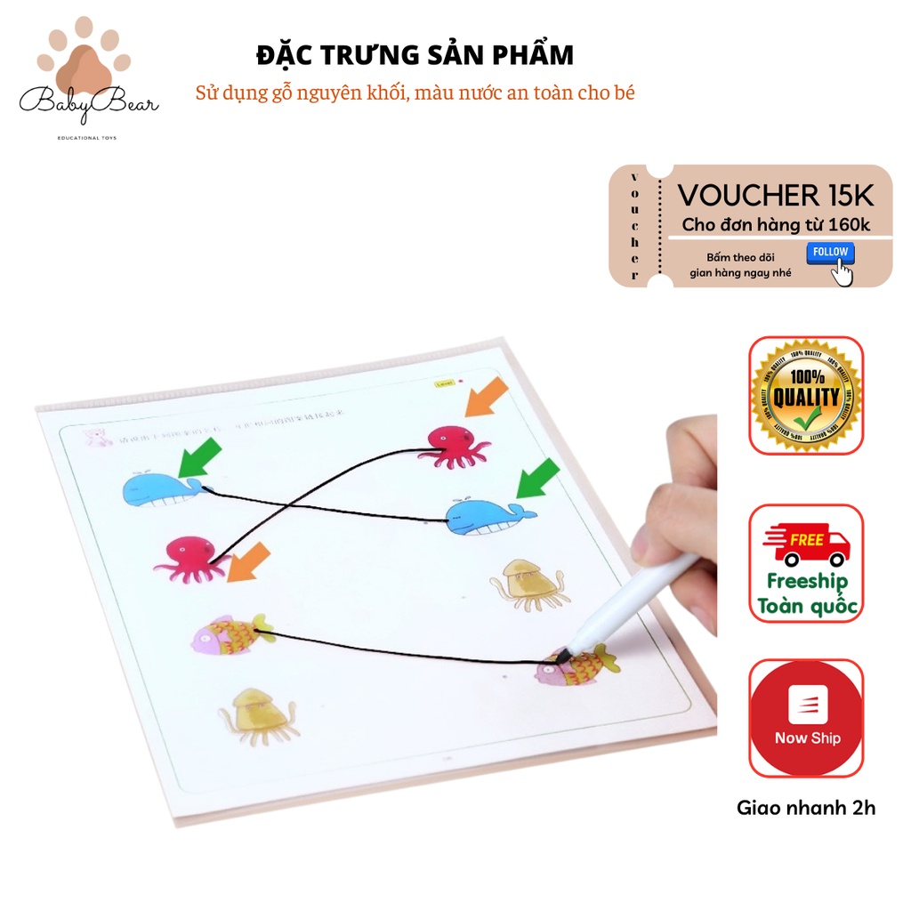 Bộ Đồ chơi tư duy tìm sự vật giống nhau và nối, khoanh tròn với 20 thẻ chơi in 2 mặt