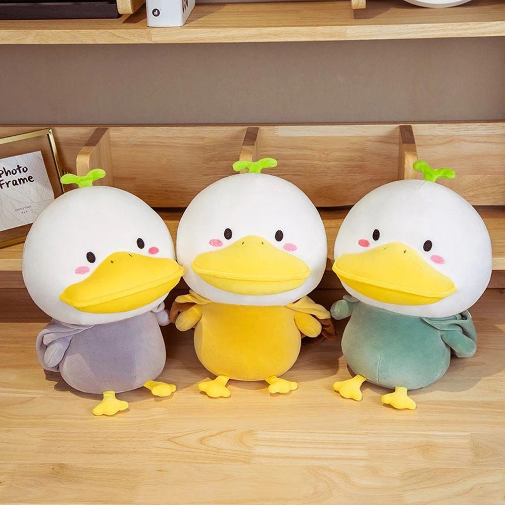 Đồ chơi nhồi bông Hình Vịt / Khủng Long / Ếch Dễ Thương Trang Trí Phòng Bé