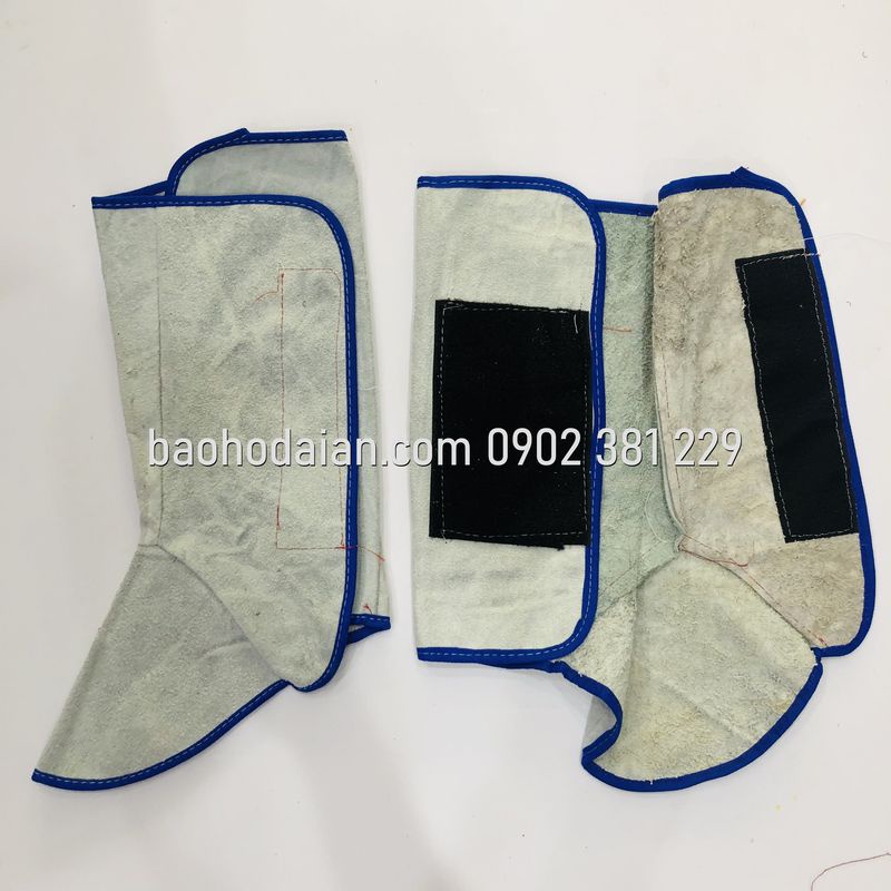 Ống chân da thợ hàn cách nhiệt, chống nóng