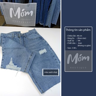 Quần jean nữ(quần ngố)[freeship] có video size S M L❣️