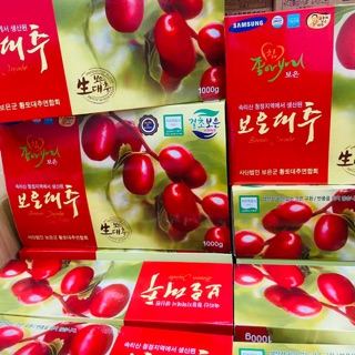 Táo đỏ sấy khô Hàn Quốc hộp 1kg
