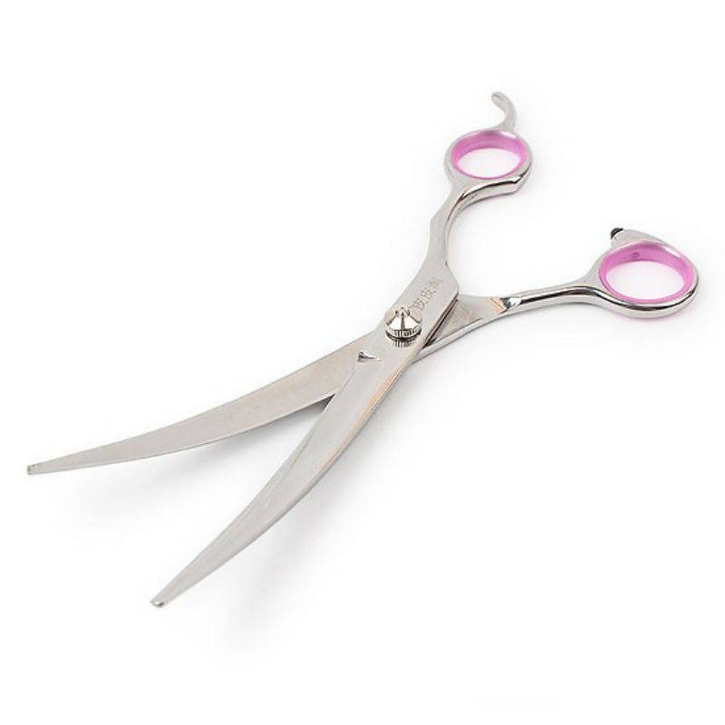 Kéo lẻ cong thẳng răng lược cắt lông thú