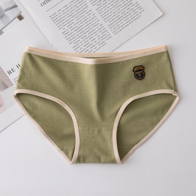 [Giá sỉ] Sét 10 Quần Lót Cotton Đủ Màu Happy Girl
