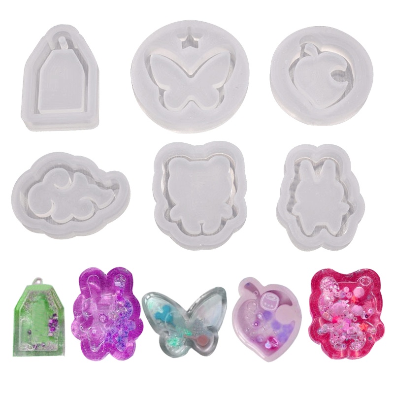 Khuôn Làm Móc Khóa Bằng Nhựa Resin Độc Đáo