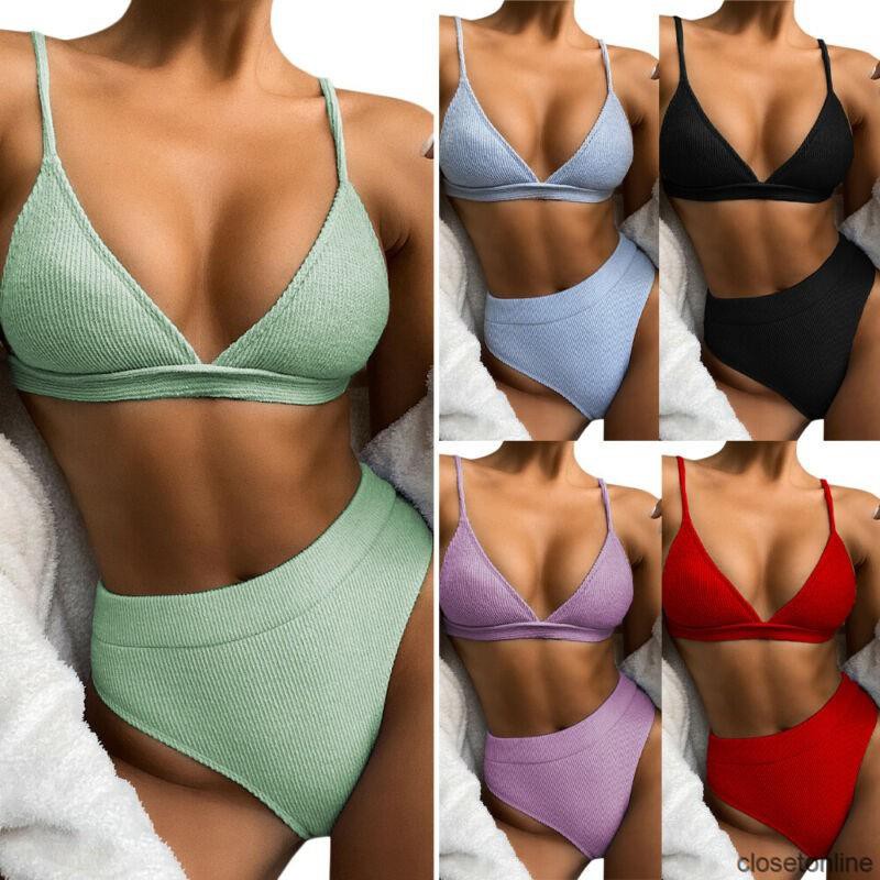 Bikini 2 Mảnh Lưng Cao Có Đệm Nâng Ngực Cho Nữ | BigBuy360 - bigbuy360.vn