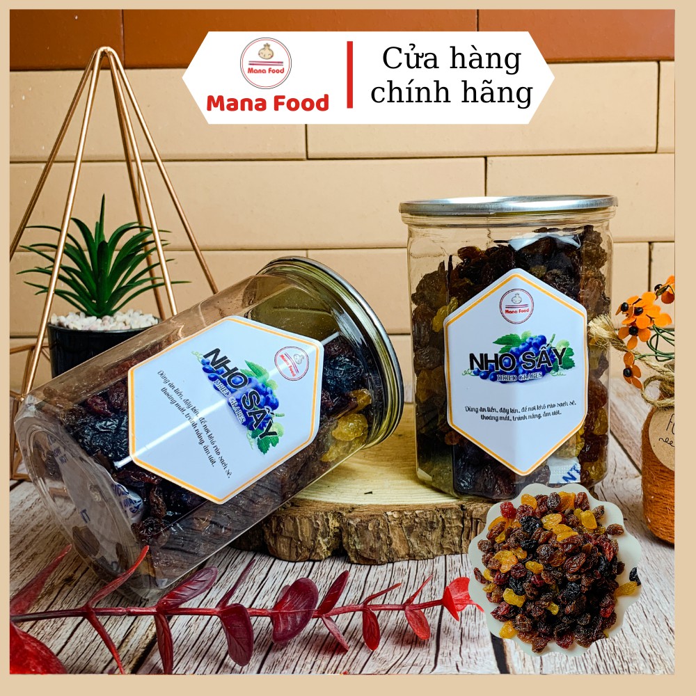 300G Nho Chile 3 Màu Mana Food | Hũ siêu to - Ngon, Chất lượng