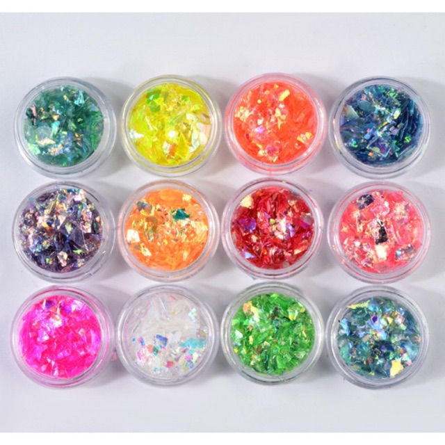 Set trang trí nail 12 màu