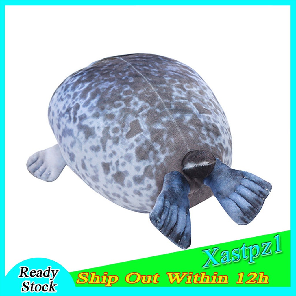 [Ready Stock] Seal Stuffed Jumbo Giant Large Animal Plush Pillow Toy Soft Doll