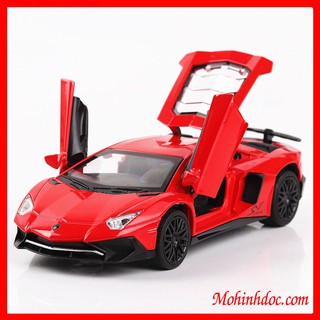 Xe mô hình aventador sv tỷ lệ 1:32