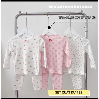 Combo 3 bộ cotton cho bé