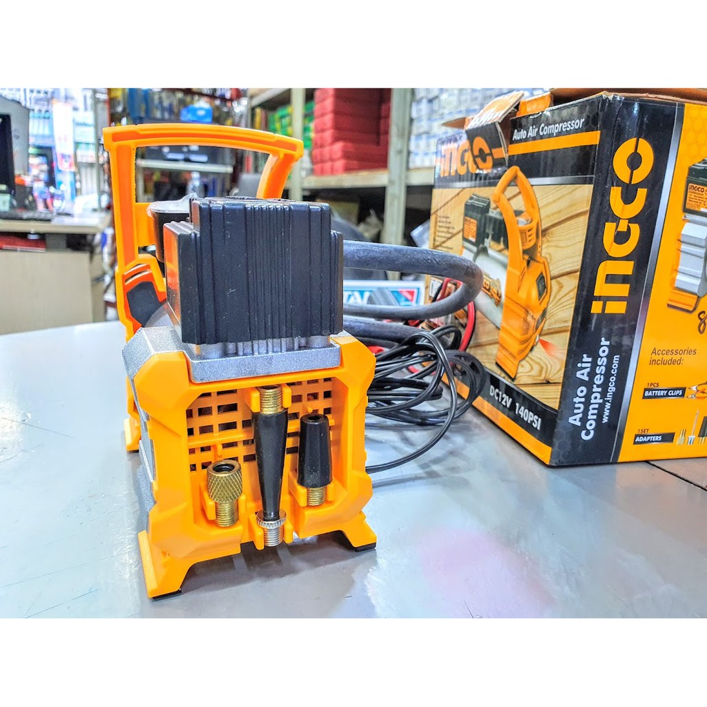 Máy Bơm Hơi Lốp Xe Ô Tô Ingco 12v Aac1408 Total TTAC1406 (Bơm Hơi Xe Ô Tô, Bơm Lốp Xe)