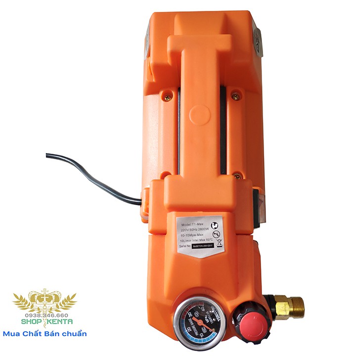 Máy rửa xe DÂY ĐỒNG OSAKA RS4 có chức năng chỉnh áp - 2800W - Dây cao áp 15m - Tặng kèm cây nối dài vòi phun