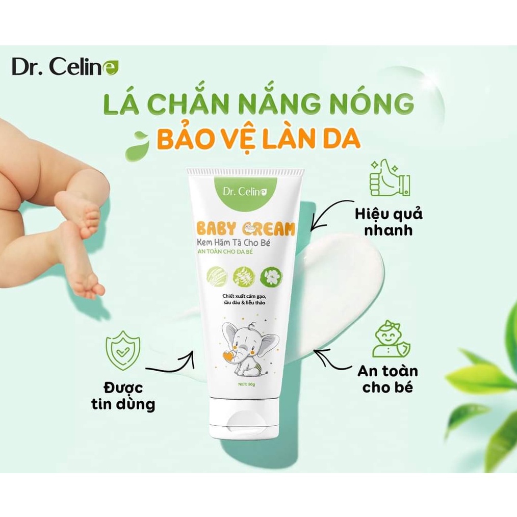 Kem hăm tã phục hồi da cho bé Dr.Celine baby cream 50g