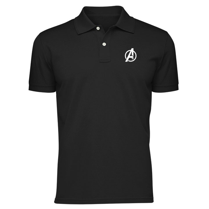 Áo thun nam cổ bẻ Depstyle PT72 chữ A huyền thoại