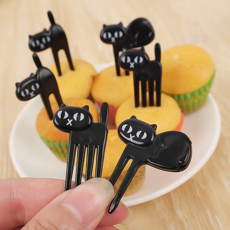 Set 6/10 Nĩa Ăn Trái Cây Hình Động Vật Dễ Thương