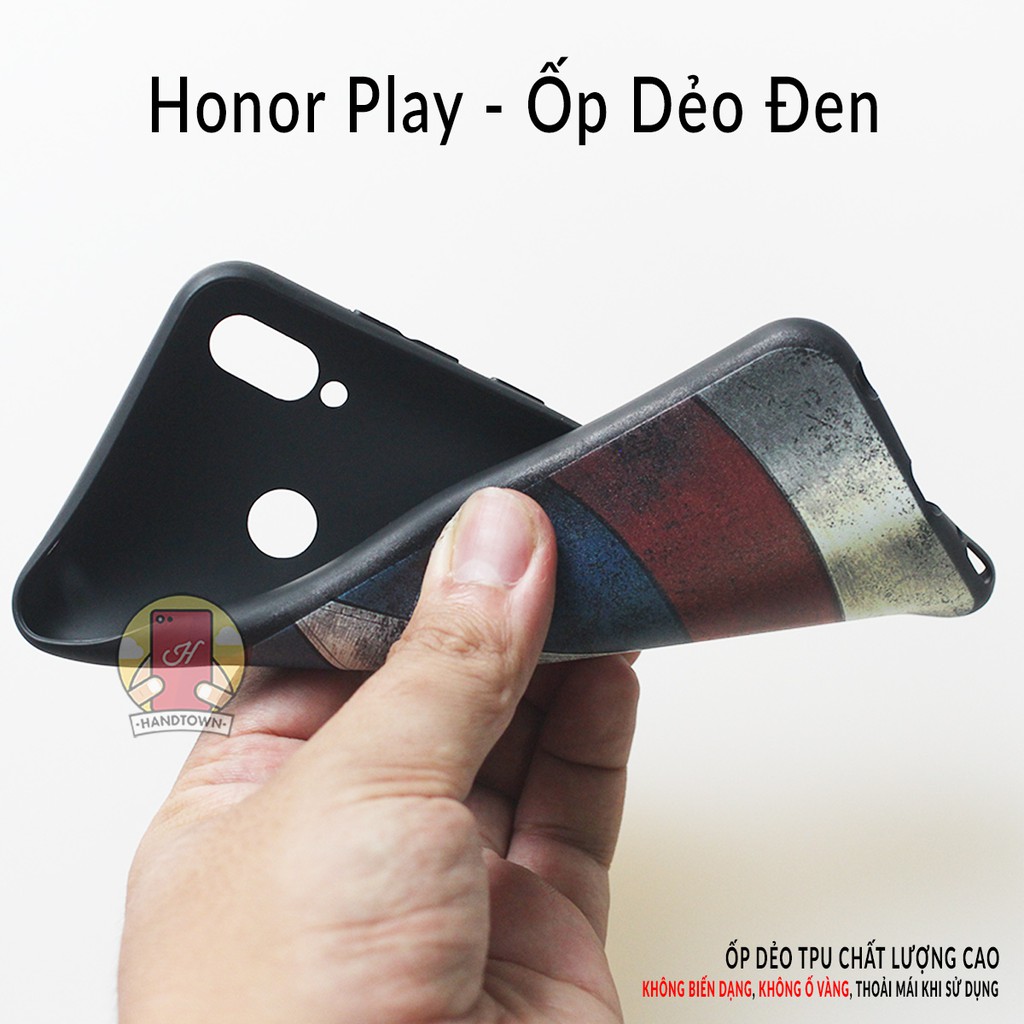 Ốp lưng Huawei Honor Play dẻo đen in hình Phần A