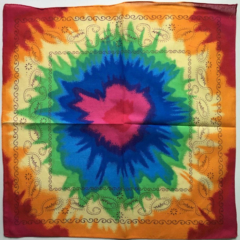 Khăn turban vải cotton hình vuông phong cách hip hop thời trang nam nữ