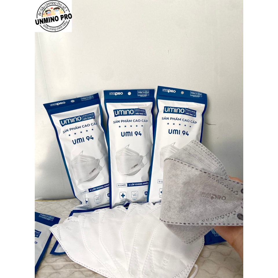 Thùng 300 Chiếc Khẩu trang 4 lớp / KF-94 - UNMINO PRO hàn quốc