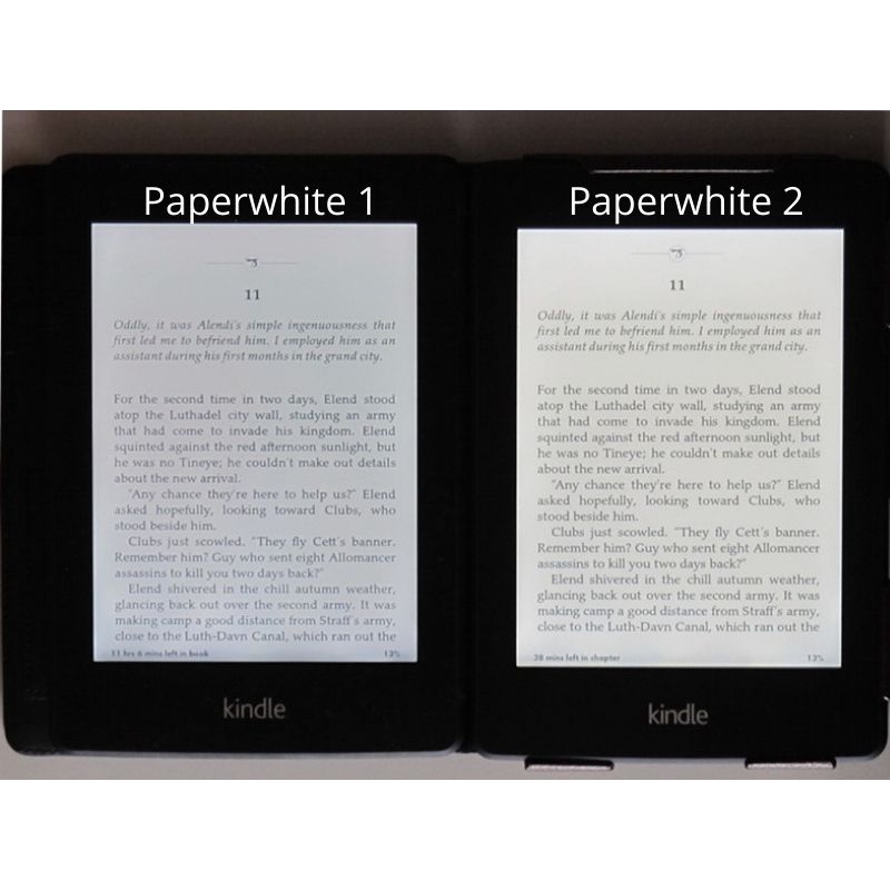 Máy đọc sách Kindle cũ Paperwhite 2 2GB chính hãng có đèn nền Akishop