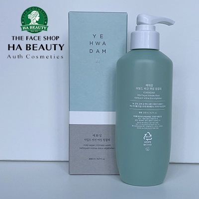 Dung dịch vệ sinh phụ nữ dưỡng bikini hồng khít thơm The Face Shop Yehwadam Mild Vegan Intimate Wash 200ml