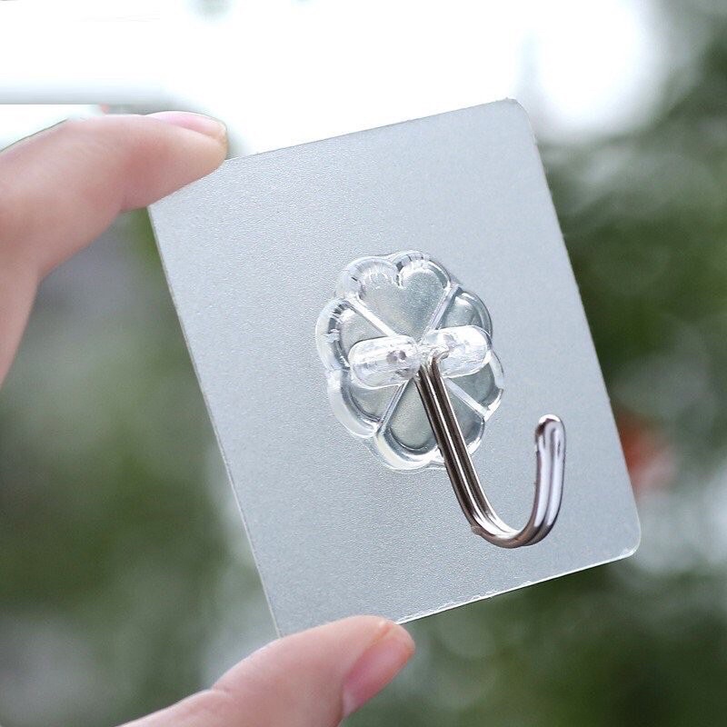 Móc Dán Tường 6x6 cm Trong Suốt