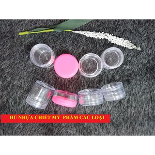 Combo 100 Hũ Chiết Mỹ Phẩm 3g 5g 10g