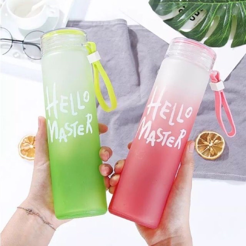 Bình nước thuỷ tinh Happy