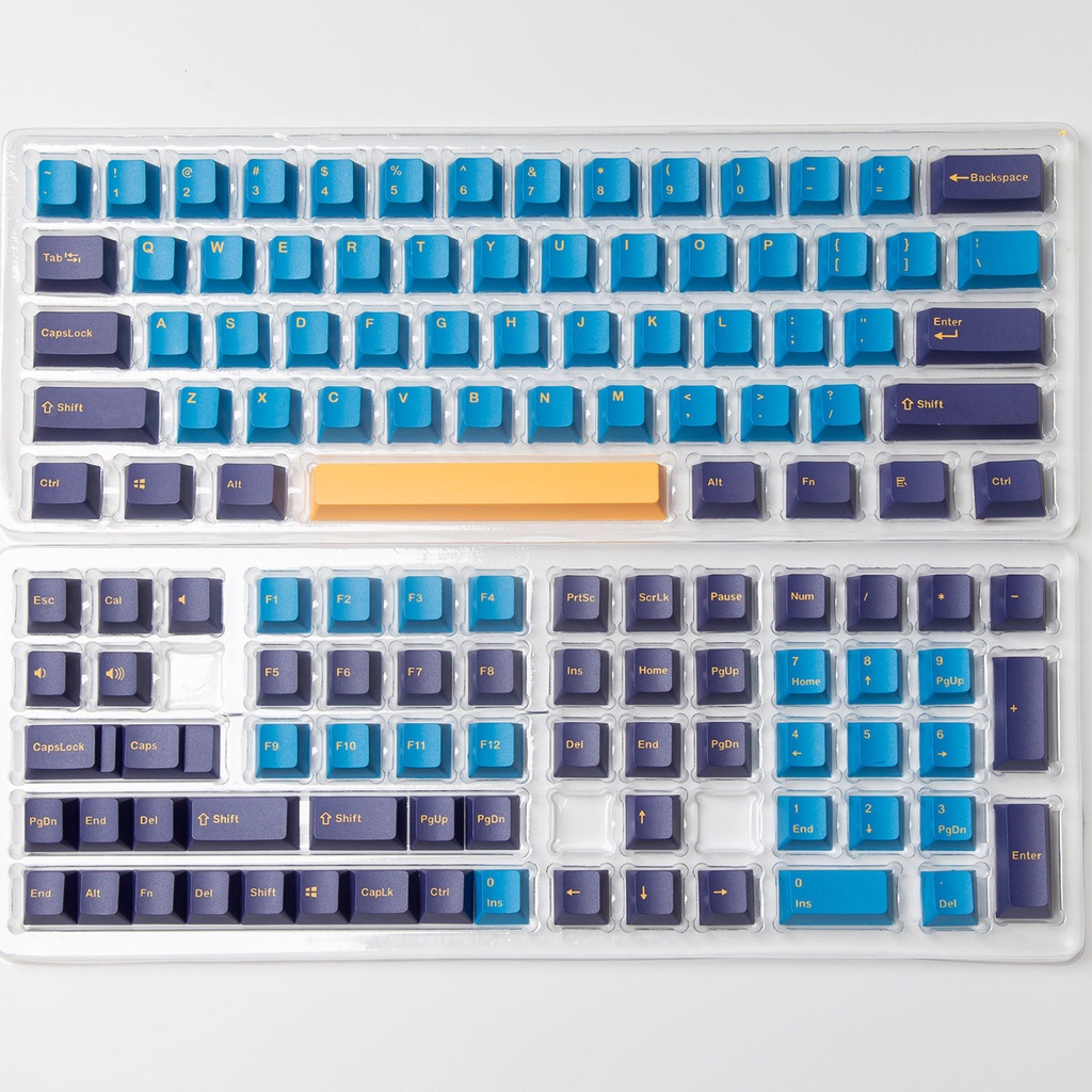 [FULL BOX]Keycaps PBT NAUTILUS 126 KEYS Double Shot Profile OEM