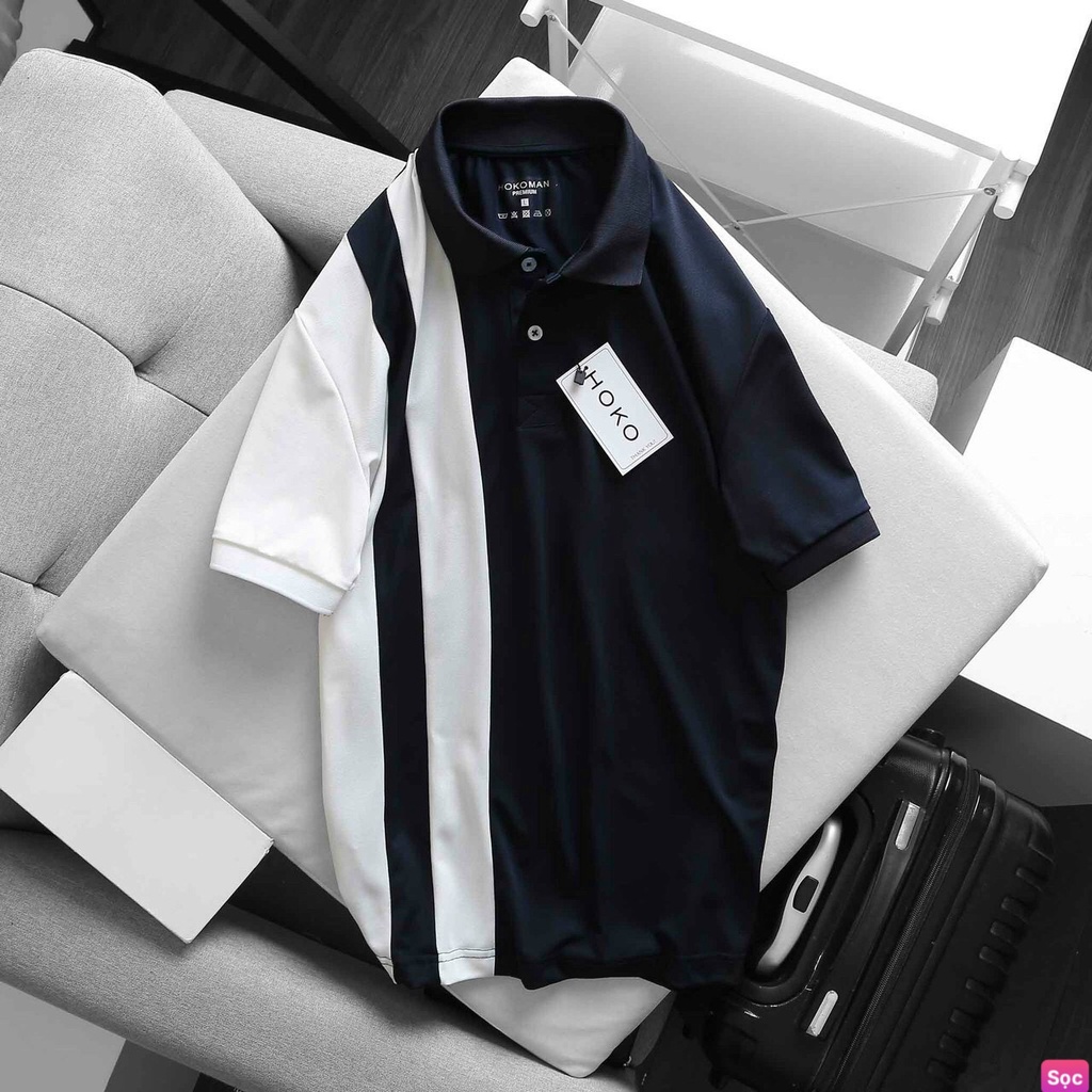 Áo Thun Polo Phông Nam Cao Cấp Sọc Caro Cổ Bẻ tay ngắn cotton lạnh co giãn Nhiều màu M293